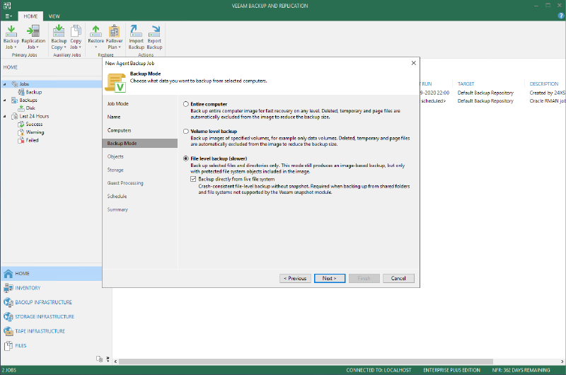 Veeam Agent Linux - Oracle Linux / Exadata - captura 3