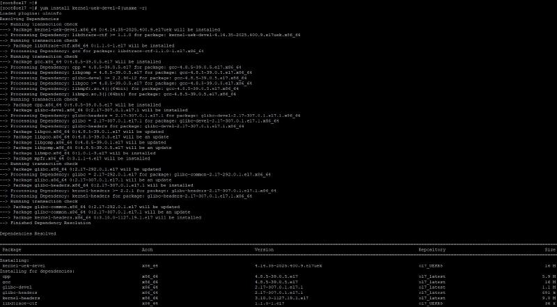 Veeam Agent Linux - Oracle Linux / Exadata - oel 7 paquetes